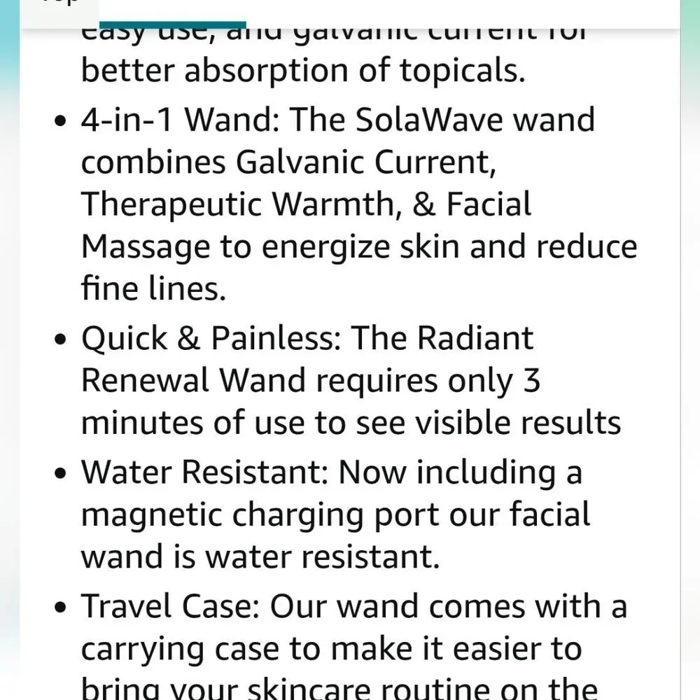 Solawave Advanced 4-In-1 Skincare‎ Wand & Activating Serum Kit